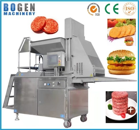 Automatic meat burger forming machine