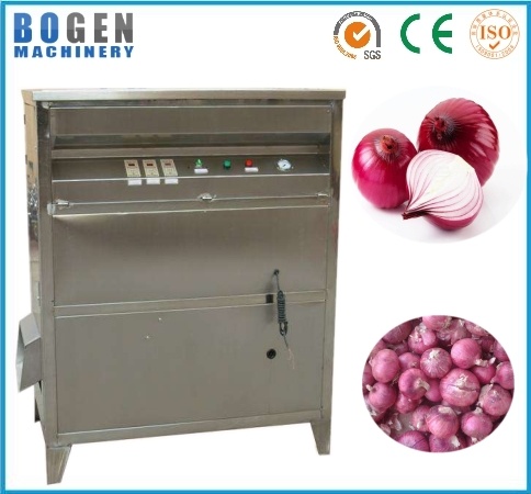 Onion peeling machine