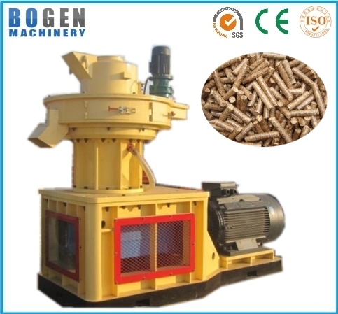 Vertical type ring die pellet machine