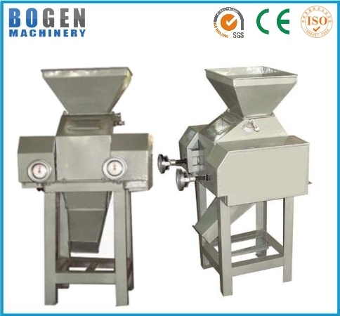 Double roller grain crusher