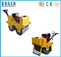 Walking type road roller