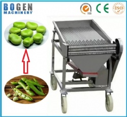 Broad bean outer shell removing machine