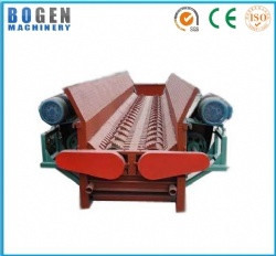 Double roller wood peeling machine