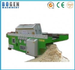 Horizontal type wood shaving machine